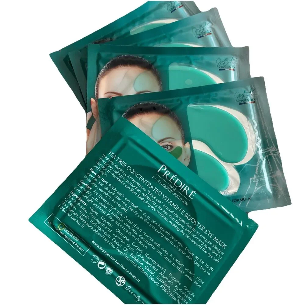Predire Paris Tea Tree Concentrated Vitamin E Booster Eye Masks Set Of 5